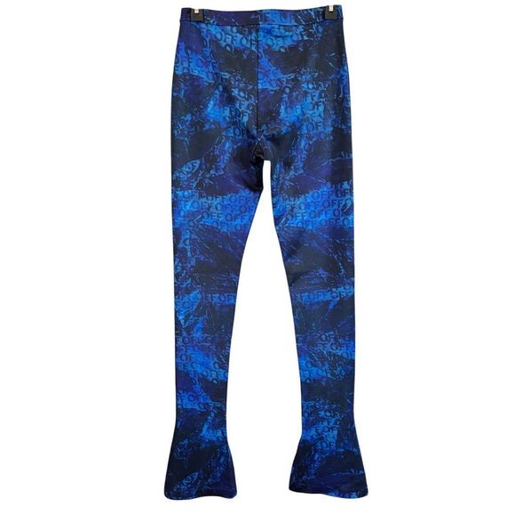 Off-White all-over logo-print flared trousers NWT Size Medium - Picture 9 of 12